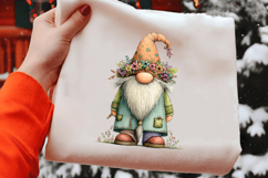 Quirky Christmas Gnome Clipart Product Image 2