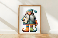 Quirky Christmas Gnome Clipart Product Image 3
