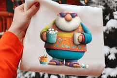 Quirky Christmas Santa Clipart Product Image 2