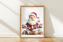 Quirky Christmas Santa's Clipart Product Image 3