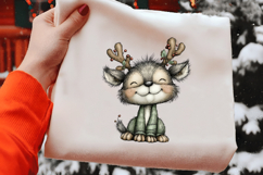 Quirky Christmas Squirrel Clipart Product Image 2