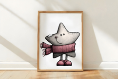 Quirky Christmas Star Clipart Product Image 3