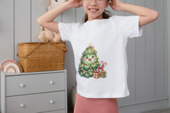 Quirky Christmas Tree Character PNG Clipart Bundle Product Image 4