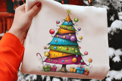 Quirky Christmas Tree Clipart Product Image 2