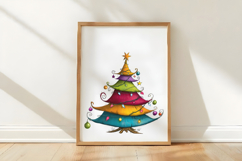Quirky Christmas Tree Clipart Product Image 3