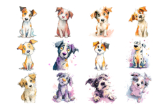 Quirky Cute Dog Clipart Bundle 36 PNG Product Image 2