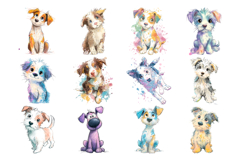 Quirky Cute Dog Clipart Bundle 36 PNG Product Image 3