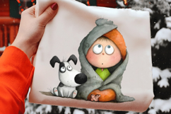 Quirky Dog Baby Clipart Sublimation Product Image 2
