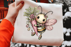 Quirky Easter Bee Clipart Product Image 2