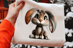 Quirky Easter Bunny Clipart Product Image 2