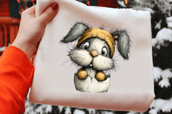 Quirky Easter Bunny Clipart Product Image 2