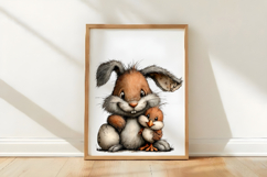Quirky Easter Bunny Clipart Product Image 3