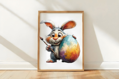 Quirky Easter Bunny Clipart Png Product Image 3