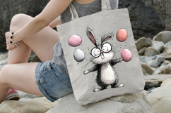 Quirky Easter Bunny Clipart Product Image 3