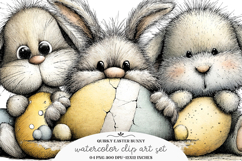 Quirky easter bunny - Quirky easter Png Product Image 1