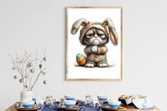 Quirky Easter Cat Clipart Product Image 3