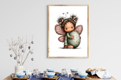 Quirky Easter Fairy Clipart Product Image 3