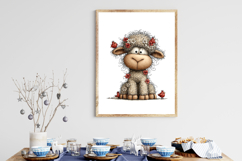 Quirky Easter Lamb Clipart Product Image 3