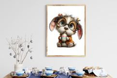 Quirky Easter Puppy Dog Clipart Product Image 3