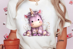 Quirky Easter Unicorn Clipart Product Image 2