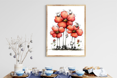 Quirky Flowers Funny Clipart Product Image 2