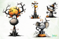 Quirky Funny Animals Halloween Product Image 1