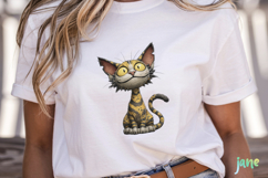 Quirky Funny Cats Sublimation Product Image 2