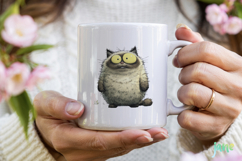 Quirky Funny Cats Sublimation Product Image 3