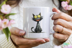 Quirky Funny Cats Sublimation Product Image 3