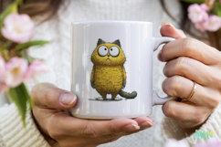 Quirky Funny Cats Sublimation Product Image 3