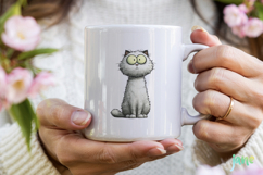 Quirky Funny Cats Sublimation Product Image 3