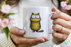 Quirky Funny Cats Sublimation Product Image 3