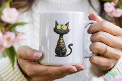 Quirky Funny Cats Sublimation Product Image 3