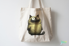 Quirky Funny Cats Sublimation Product Image 4