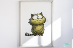 Quirky Funny Cats Sublimation Product Image 5