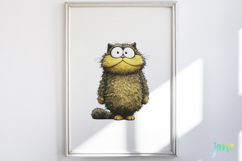 Quirky Funny Cats Sublimation Product Image 5