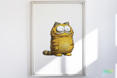 Quirky Funny Cats Sublimation Product Image 5