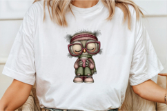 Quirky Funny Christmas Owl Clipart Product Image 5