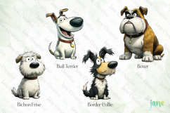Quirky Funny Dogs Sublimation Product Image 1