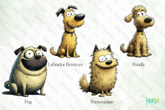 Quirky Funny Dogs Sublimation Product Image 1