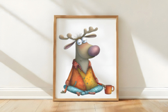 Quirky Funny Winter Animal Clipart Product Image 3