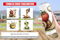 Quirky Garden Critters Tumbler Product Image 1