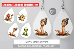 Quirky Garden Critters Earring Product Image 1