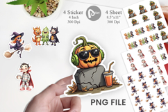Quirky Halloween Sticker Product Image 1