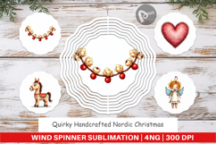 Nordic Christmas Wind Spinner Product Image 1