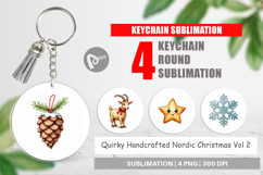 Nordic Christmas Keychain Product Image 1