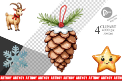 Nordic Christmas Clipart Product Image 1