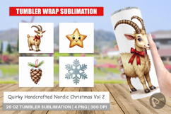 Nordic Christmas Tumbler Product Image 1