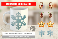 Nordic Christmas Mug Wrap Product Image 1