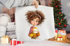 Quirky Love Girl Clipart Product Image 2